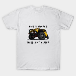 American Jeep Yellow T-Shirt